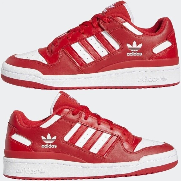 MENS Adidas Originals Forum Low Street Style Low-Top Sneakers HQ1495 - Picture 10 of 12